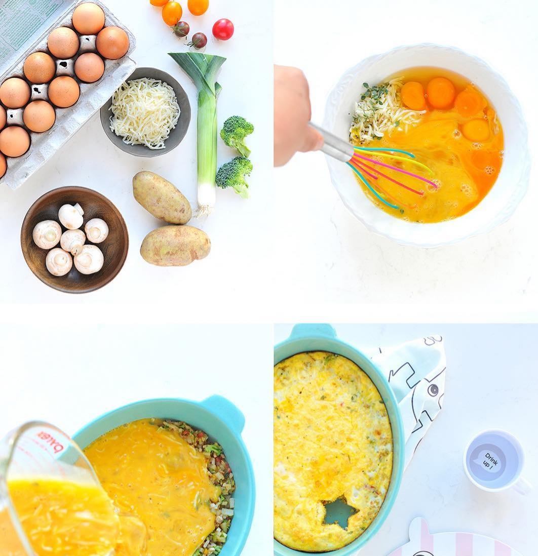 Yumurtalı Sebzeli Frittata Tarifi